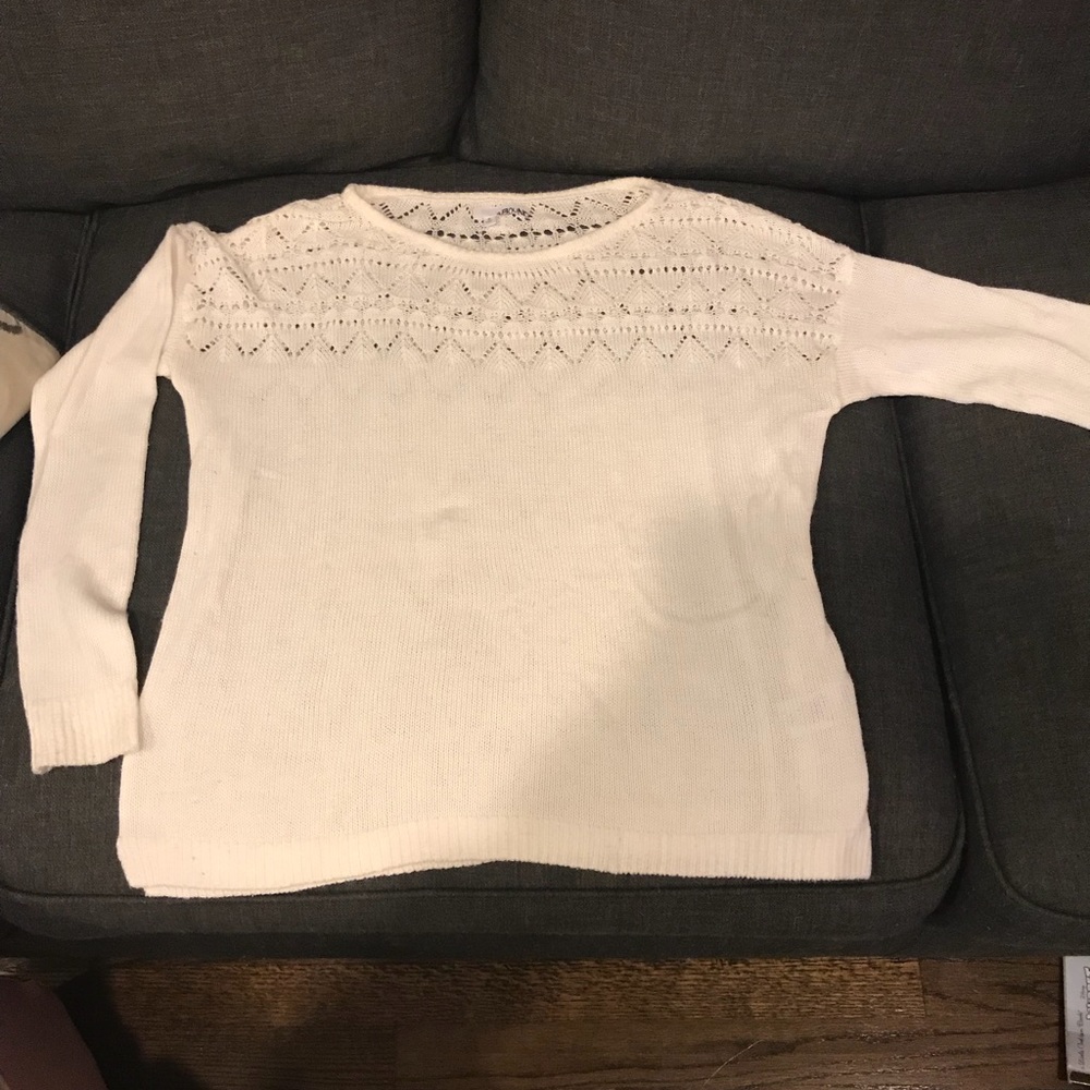 White sweater